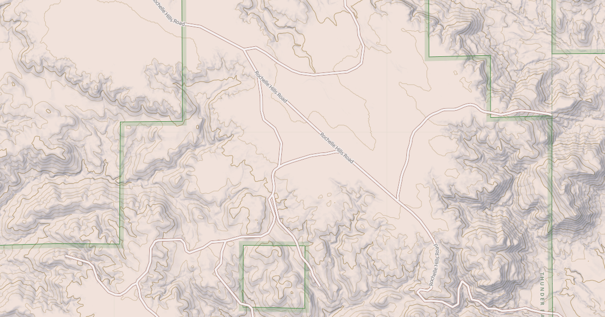 Map preview of ROCHELLE HILLS ROAD