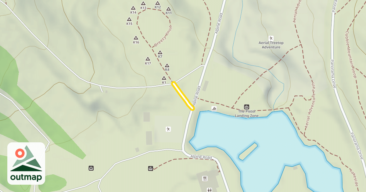 Map of Breezy Knoll
