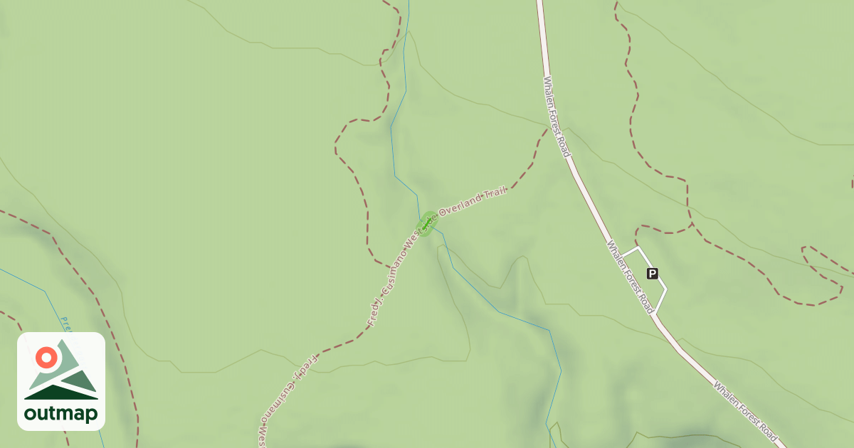 Map of Fred J. Cusimano Westside Overland Trail