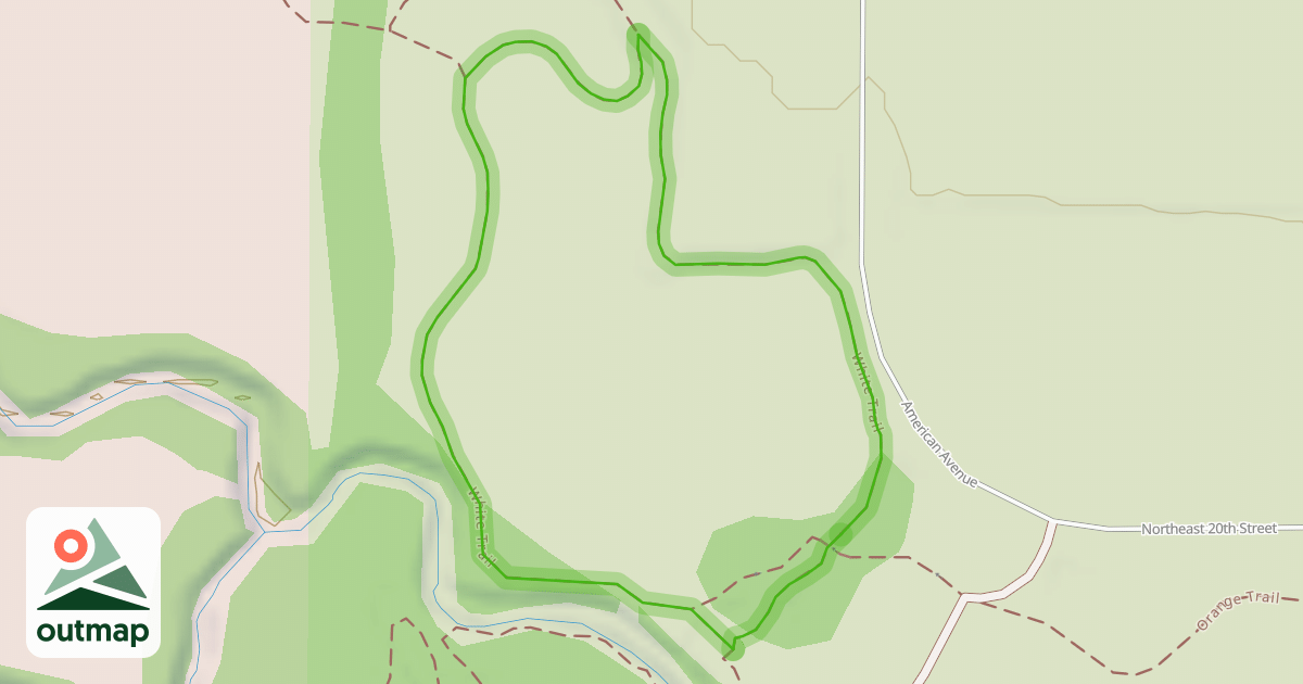 Map of White Trail
