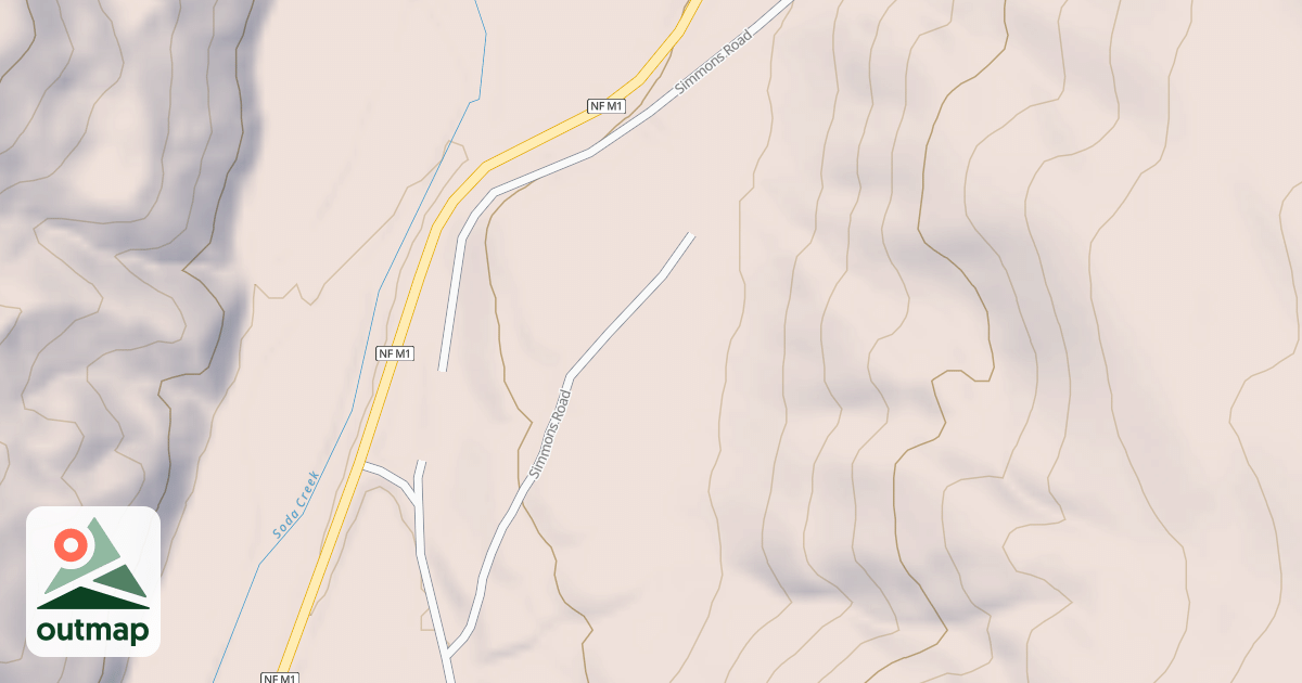 Map of SODA CRK TRAILER