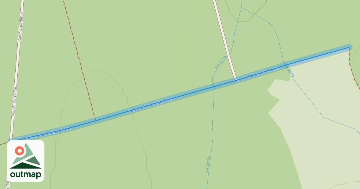 Map of Laie de la Ronde Fosse