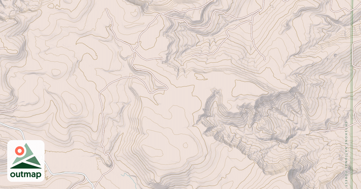 Map of INSPIRATION POINT ATV TRAIL