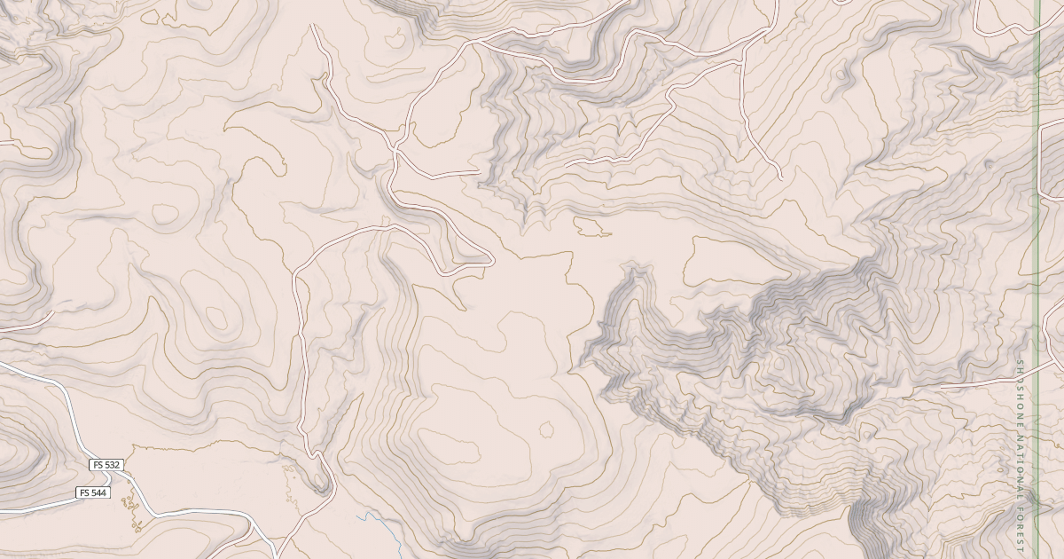 Map preview of INSPIRATION POINT ATV TRAIL