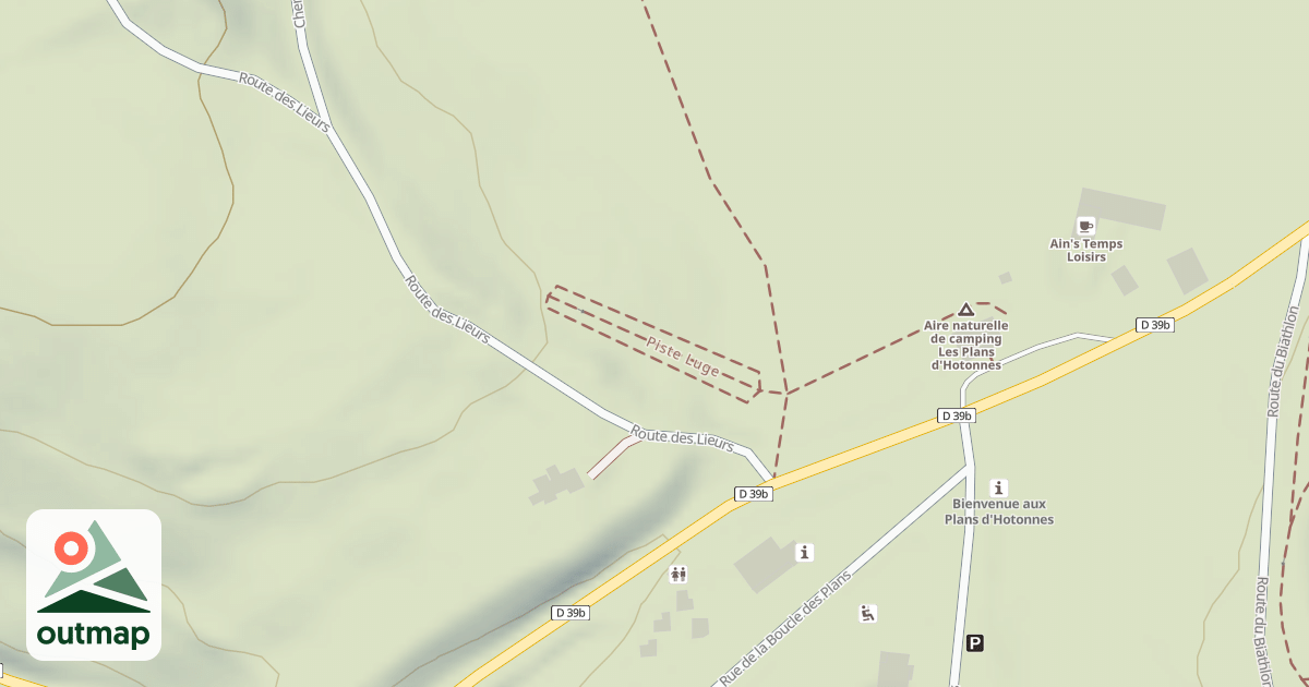 Map of Piste Luge