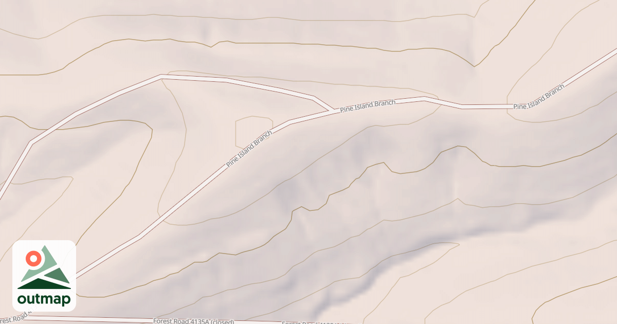 Map of PINE ISLAND BR