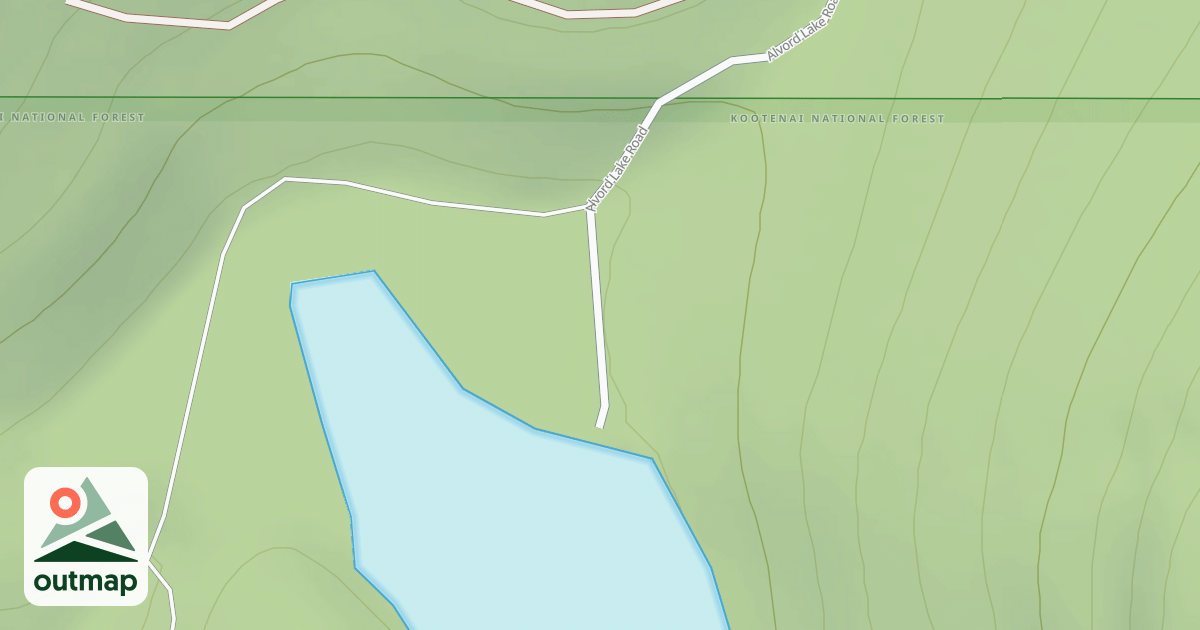 Map of ALVORD LAKE BOAT RAMP