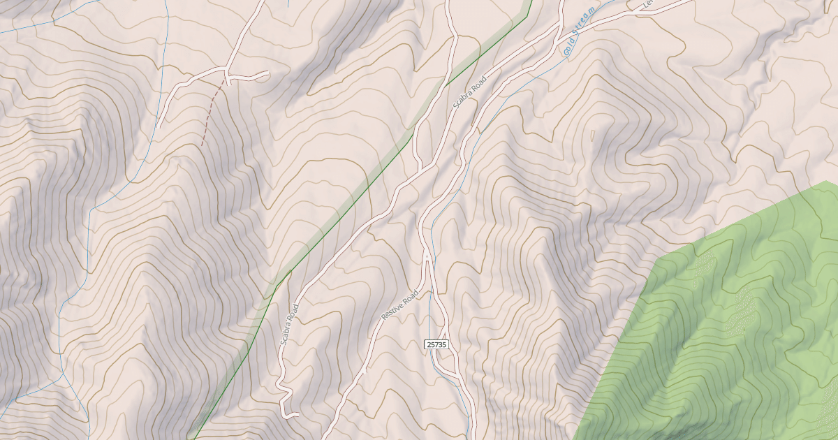 Map preview of SCABRA ROAD