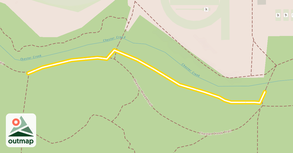 Map of Chester Creek Trail