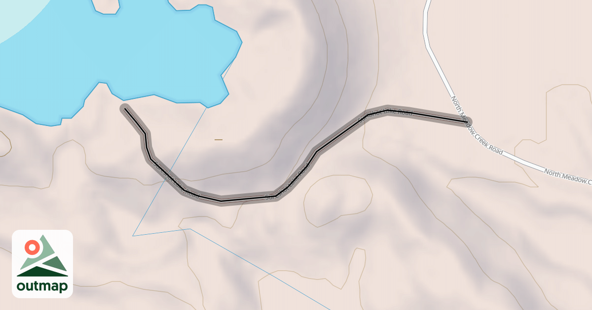 Map of Sureshot Lake Road