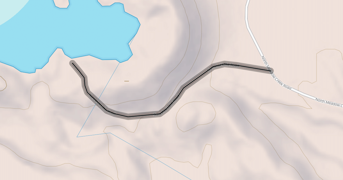Map preview of Sureshot Lake Road