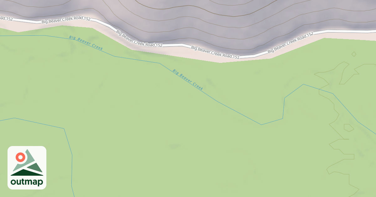 Map of BEAVER CREEK E