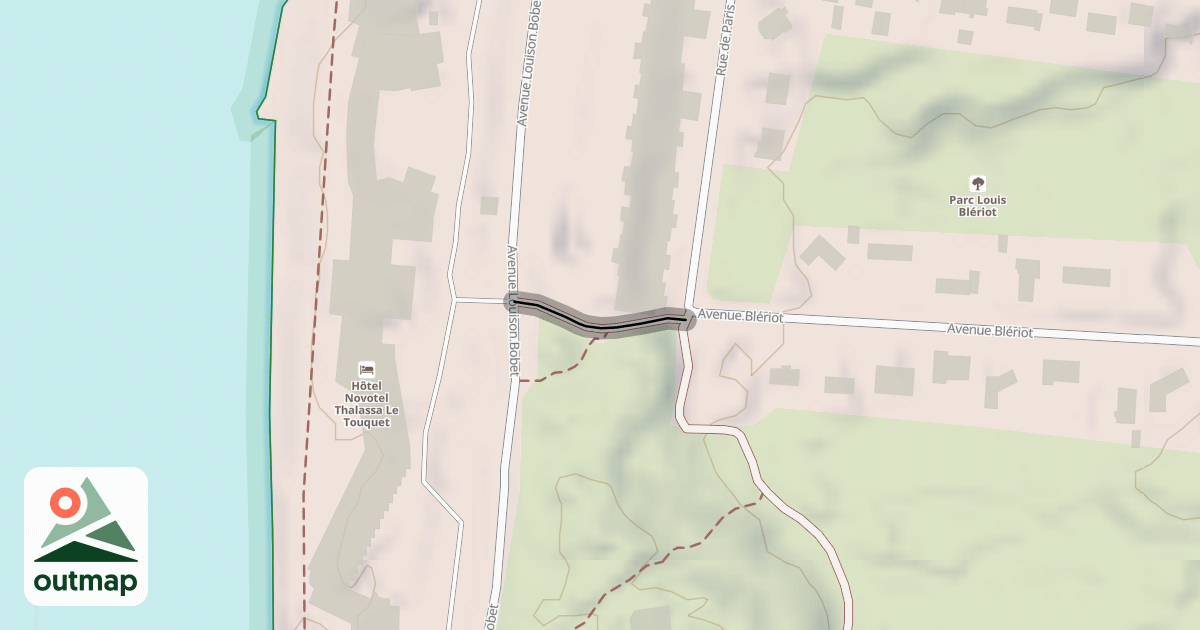 Map of Front de Mer