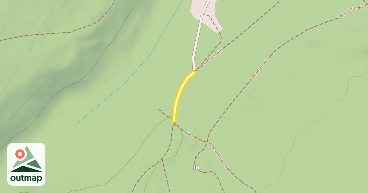 Map of 46 La Fondeur