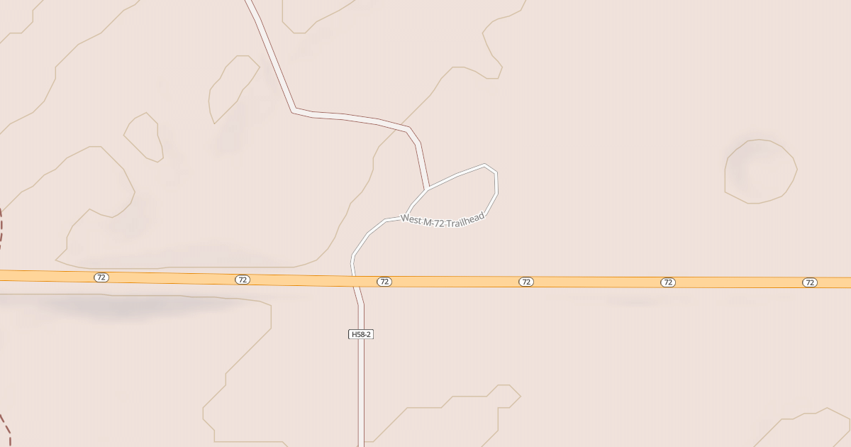 Map preview of WEST M-72 TRAILHEAD