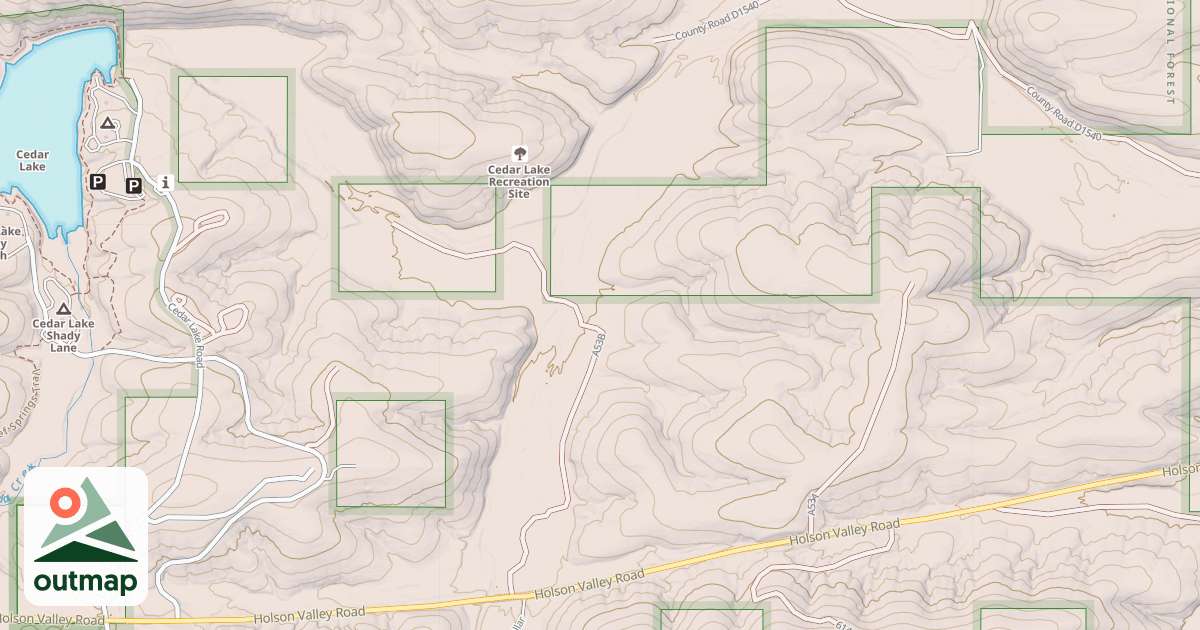 Map of RED LICK
