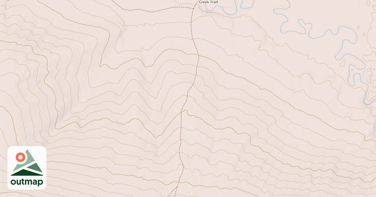 Map of Wickersham Creek Trail