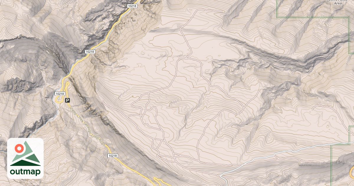 Map of DEATH VALLEY