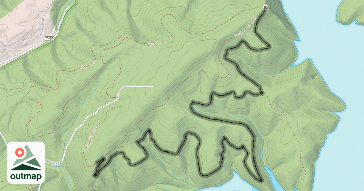 Map of Ray's Revenge Trail
