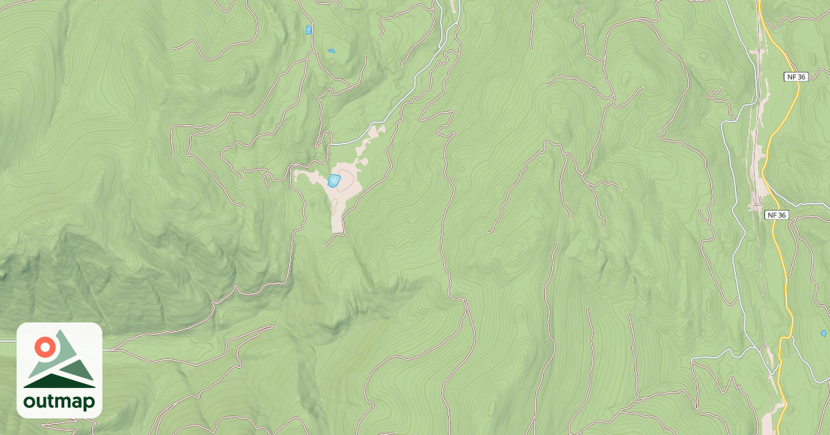 Map of CRIPPLE HORSE LAKE CR