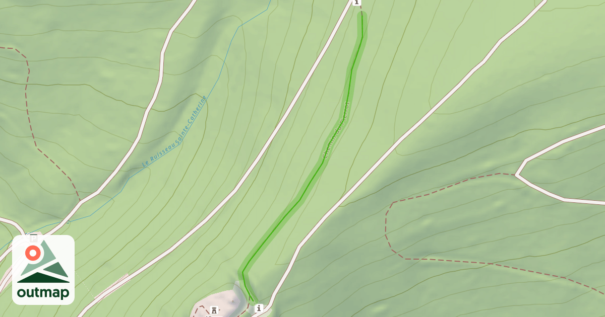 Map of Chemin du Pierrot