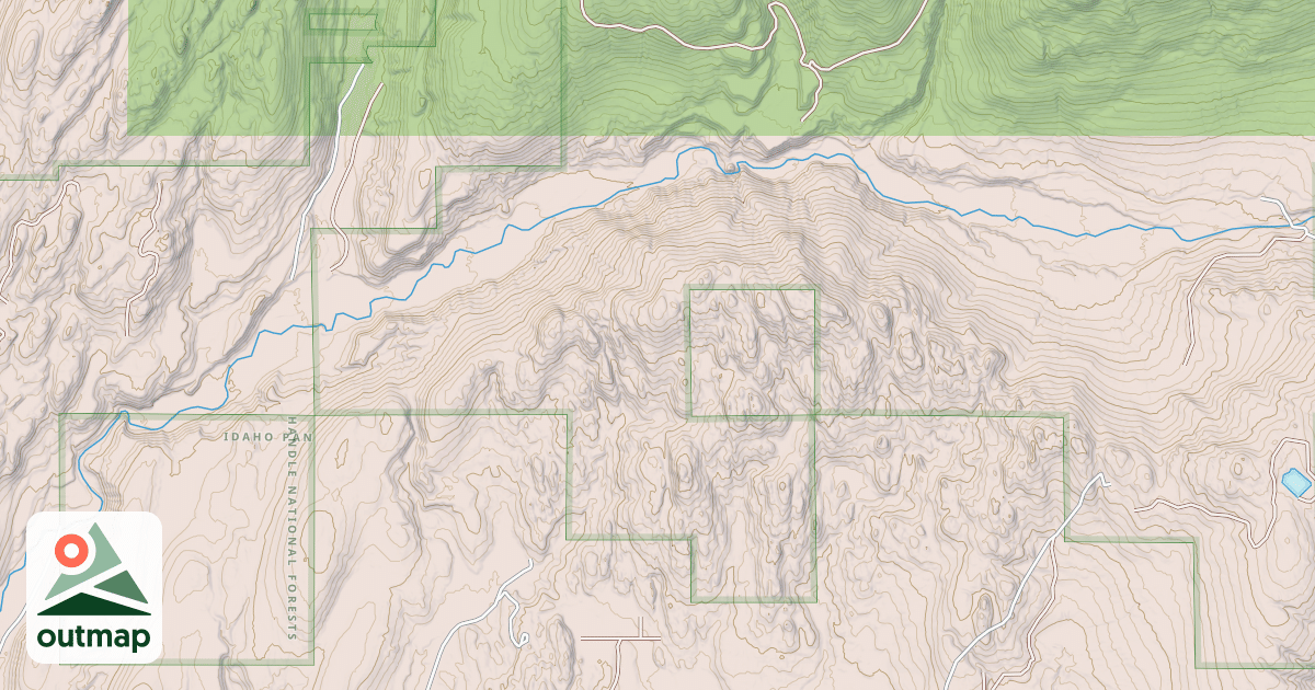 Map of GROUSE CREEK