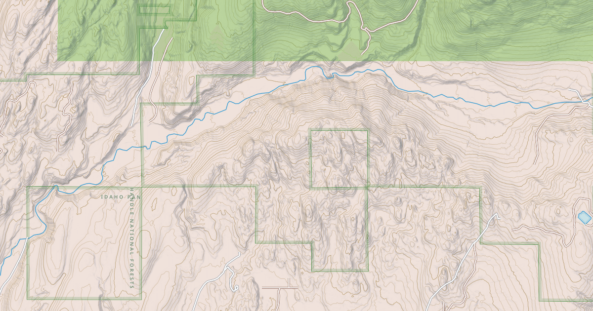 Map preview of GROUSE CREEK
