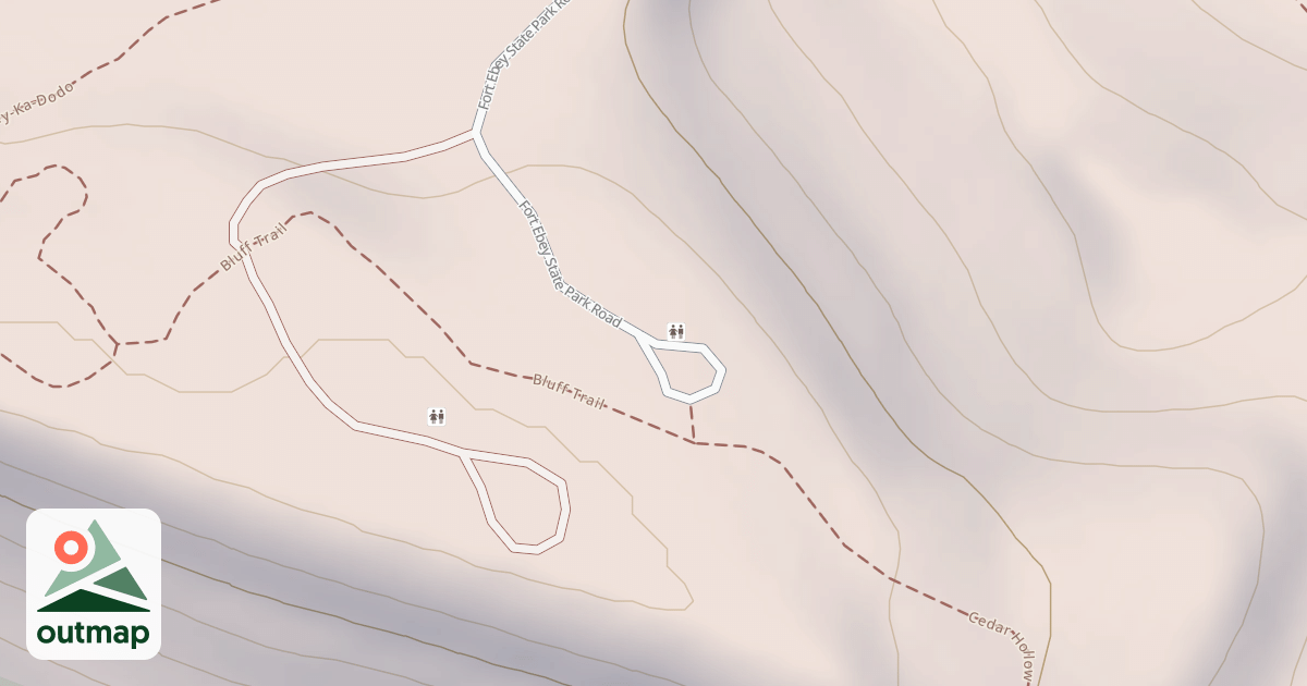 Map of Hill Valley Drive