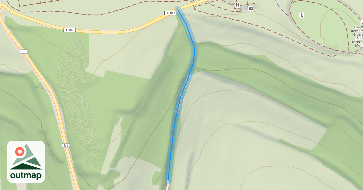 Map of Chemin de Noulette