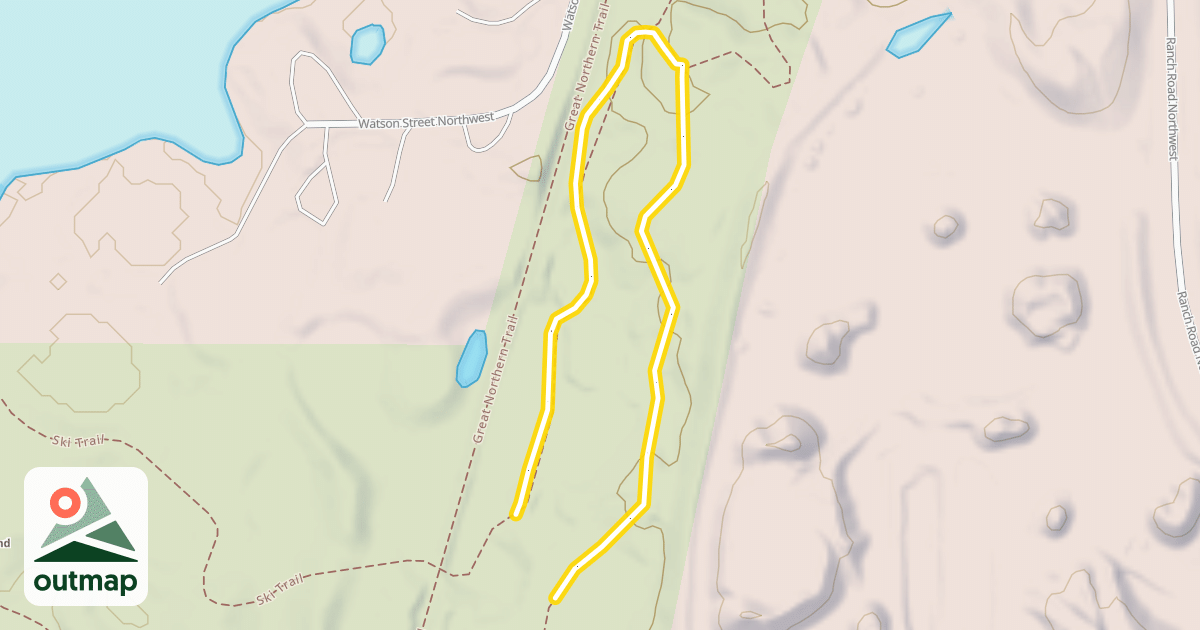 Map of Wash Pond Flats