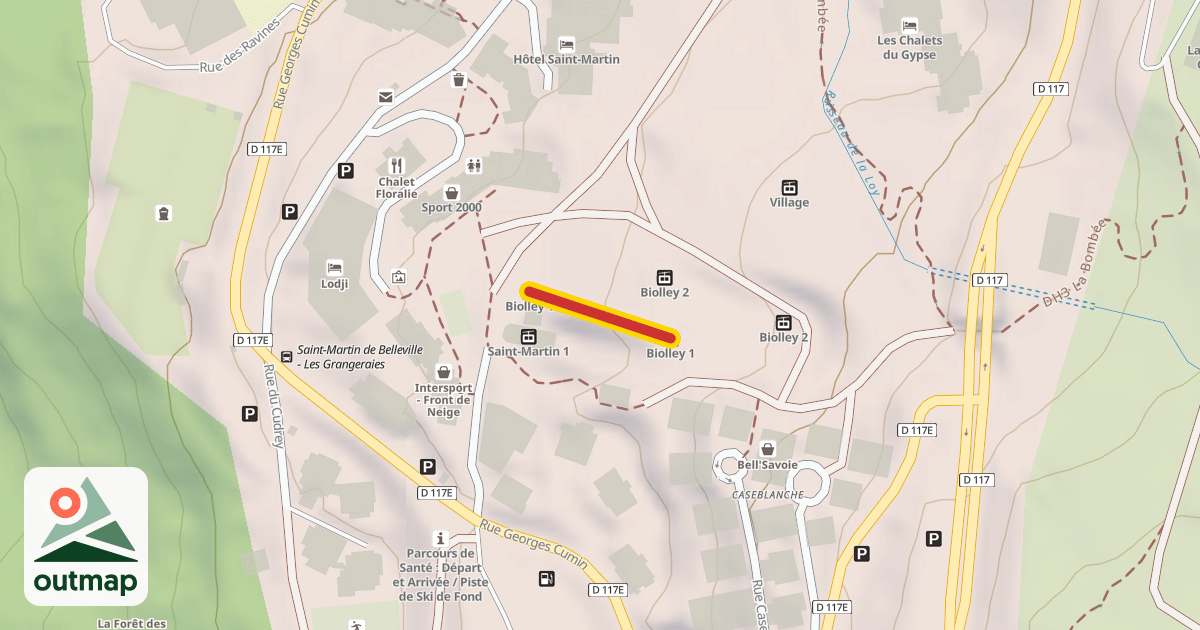 Map of Biolley 1