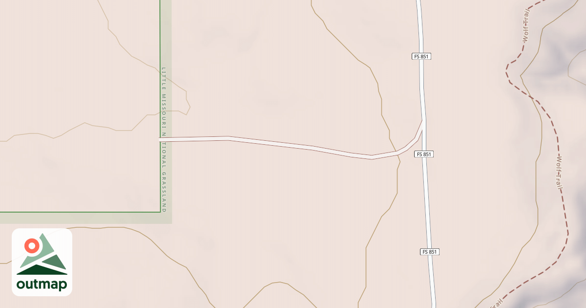 Map of (FDR) 851-B