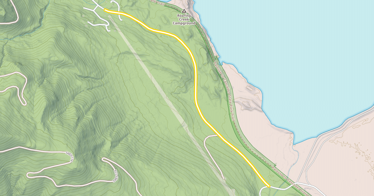 Map preview of Forest Road 5480