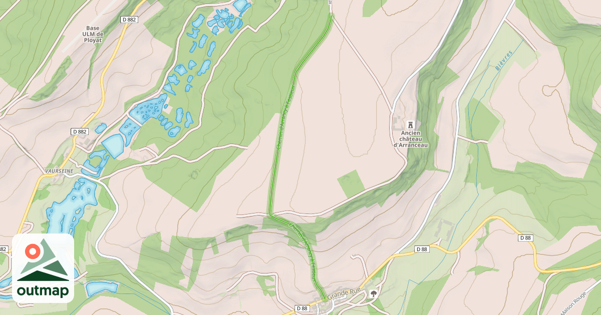Map of Chemin d'Arrancy à Festieux