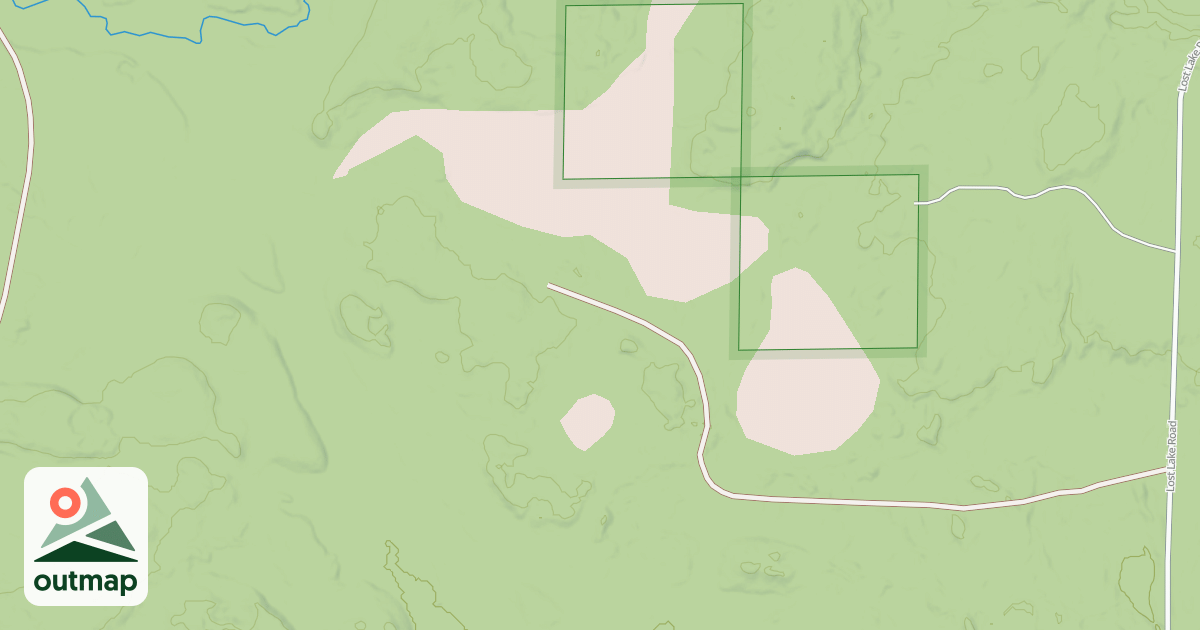 Map of USFS Motor Vehicle Use Map Trails 19610