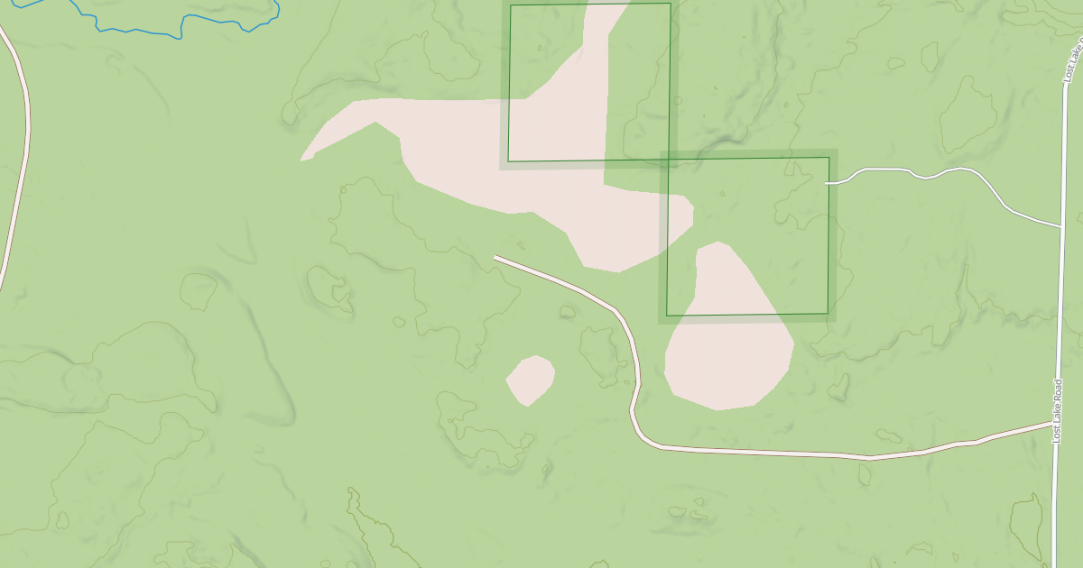 Map preview of USFS Motor Vehicle Use Map Trails 19610