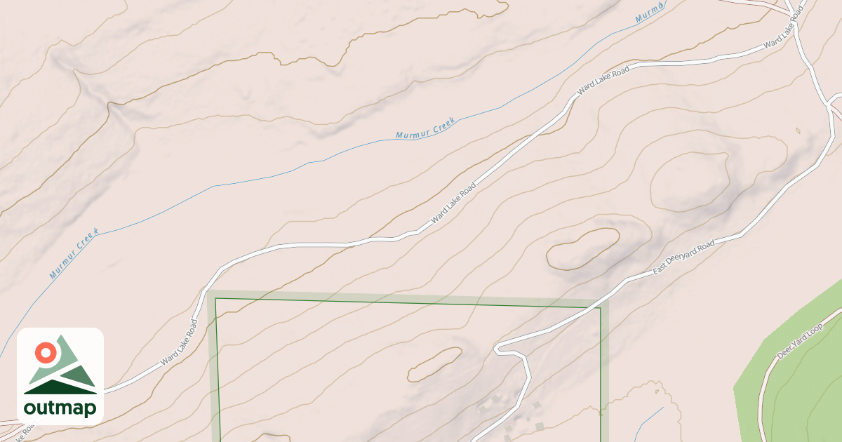 Map of Deer Snowmobile Trail