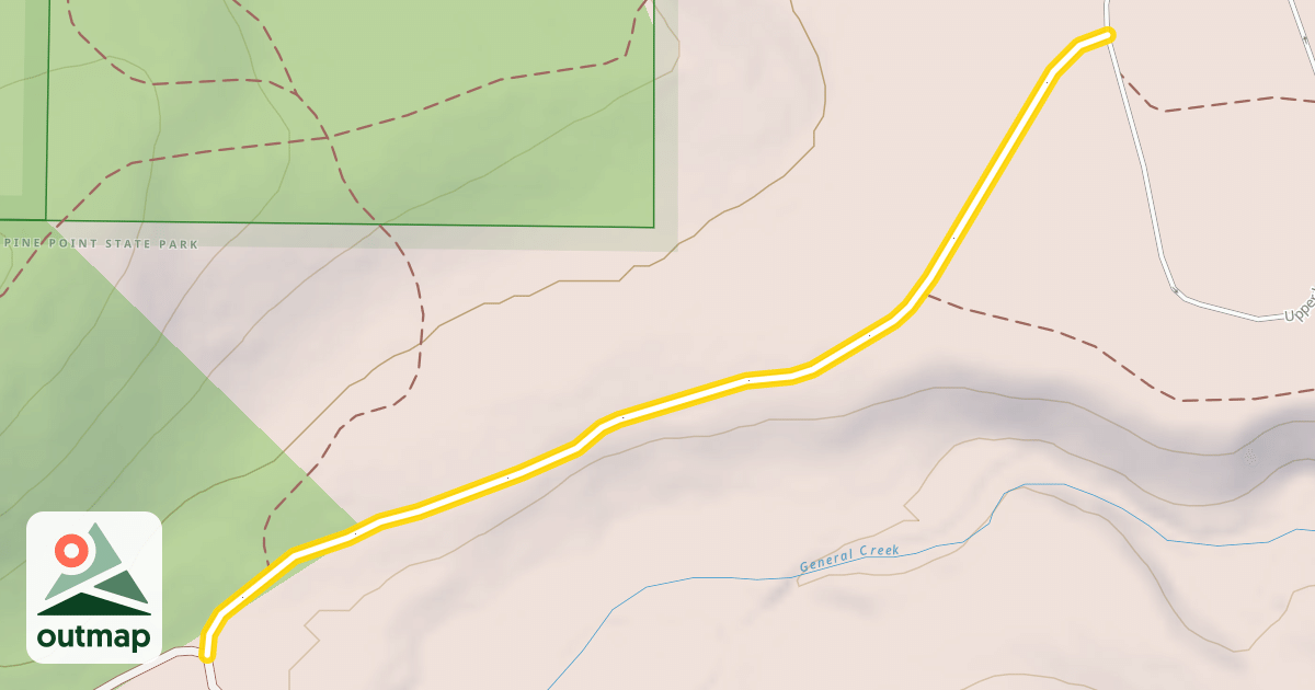 Map of North Fire Road
