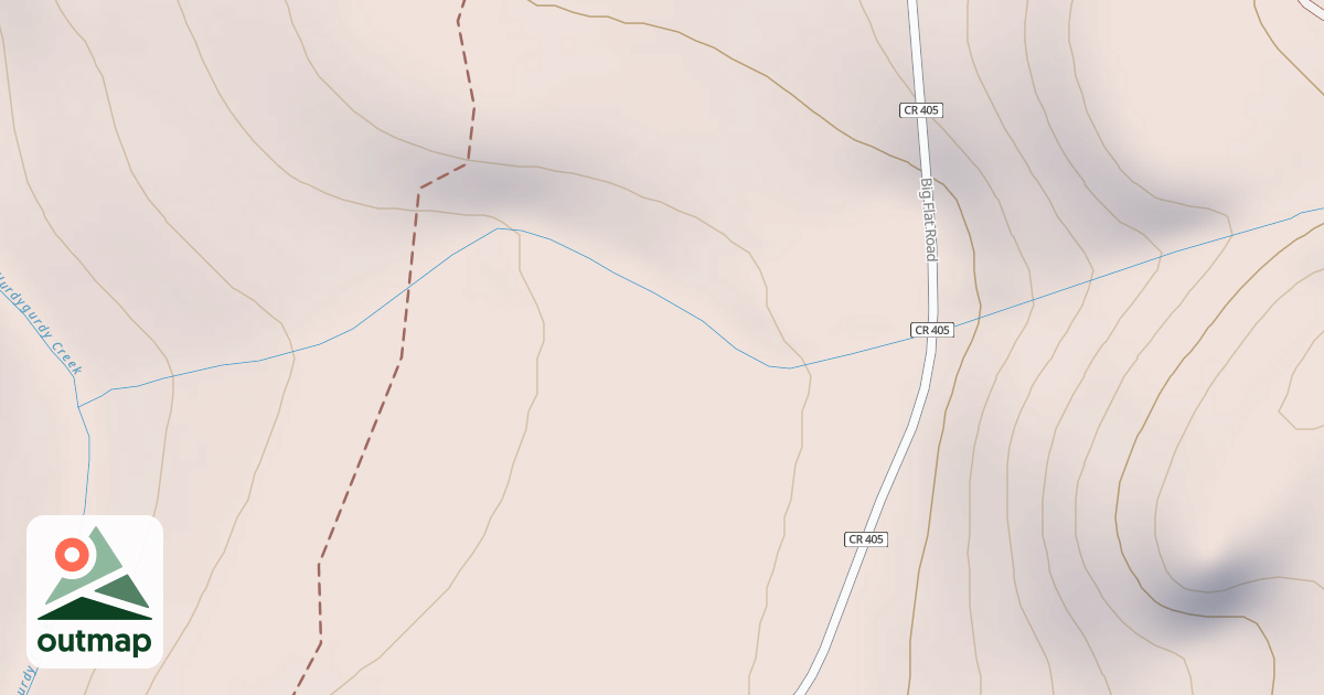 Map of FOX FLAT