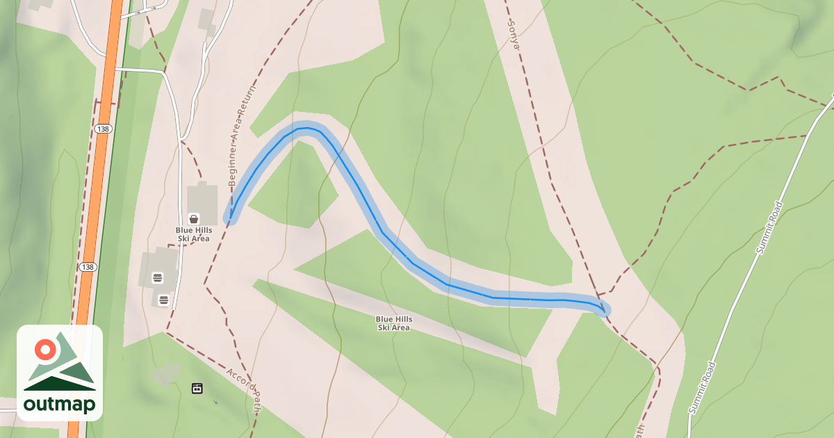 Map of Patriots Path