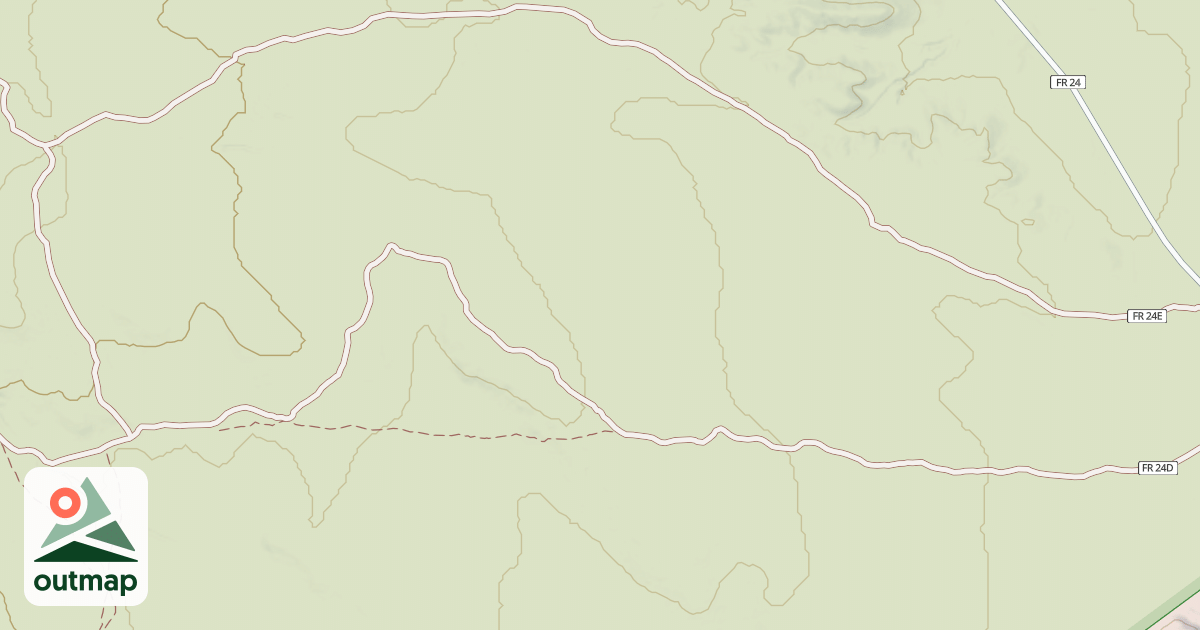 Map of USFS National Forest System Roads {0E731C93-53E0-4C16-A131-14D5F997FF77}