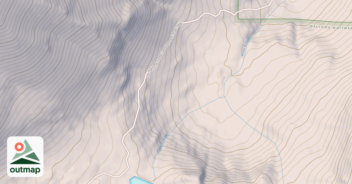 Map of PINE CR. RESV.