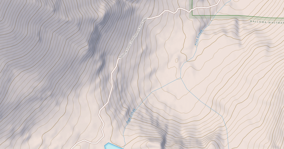 Map preview of PINE CR. RESV.