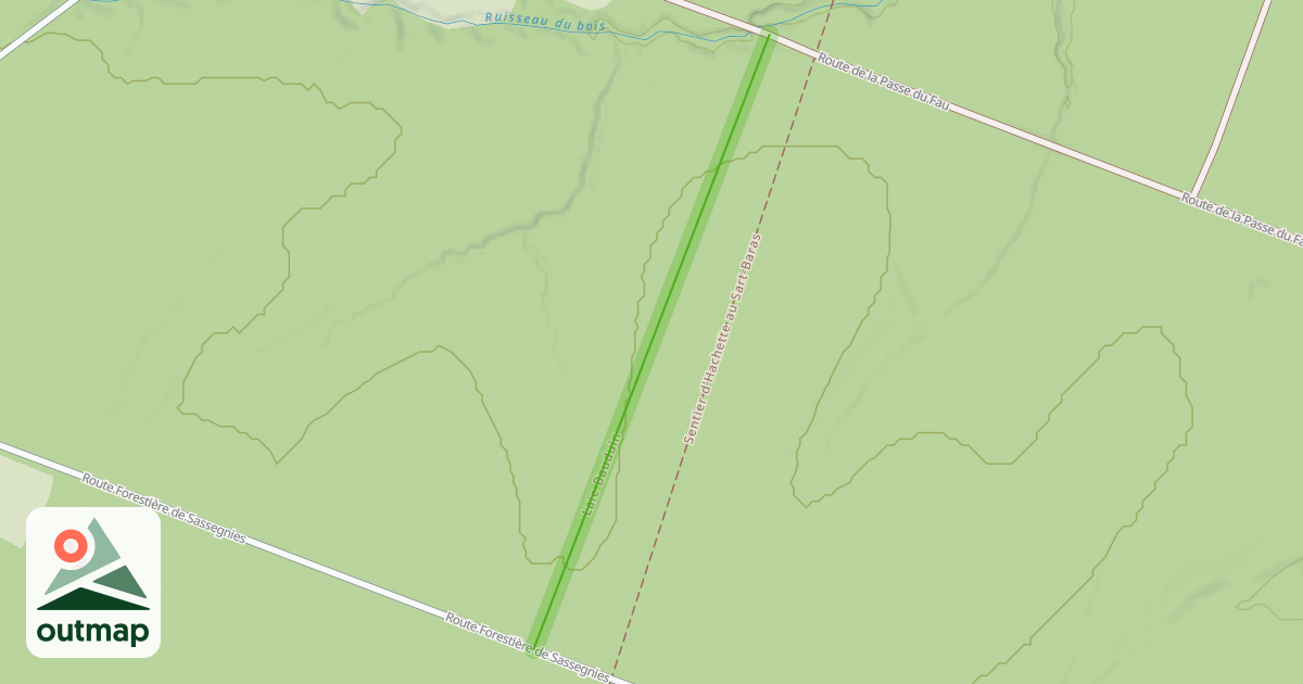 Map of Laie Bauduin