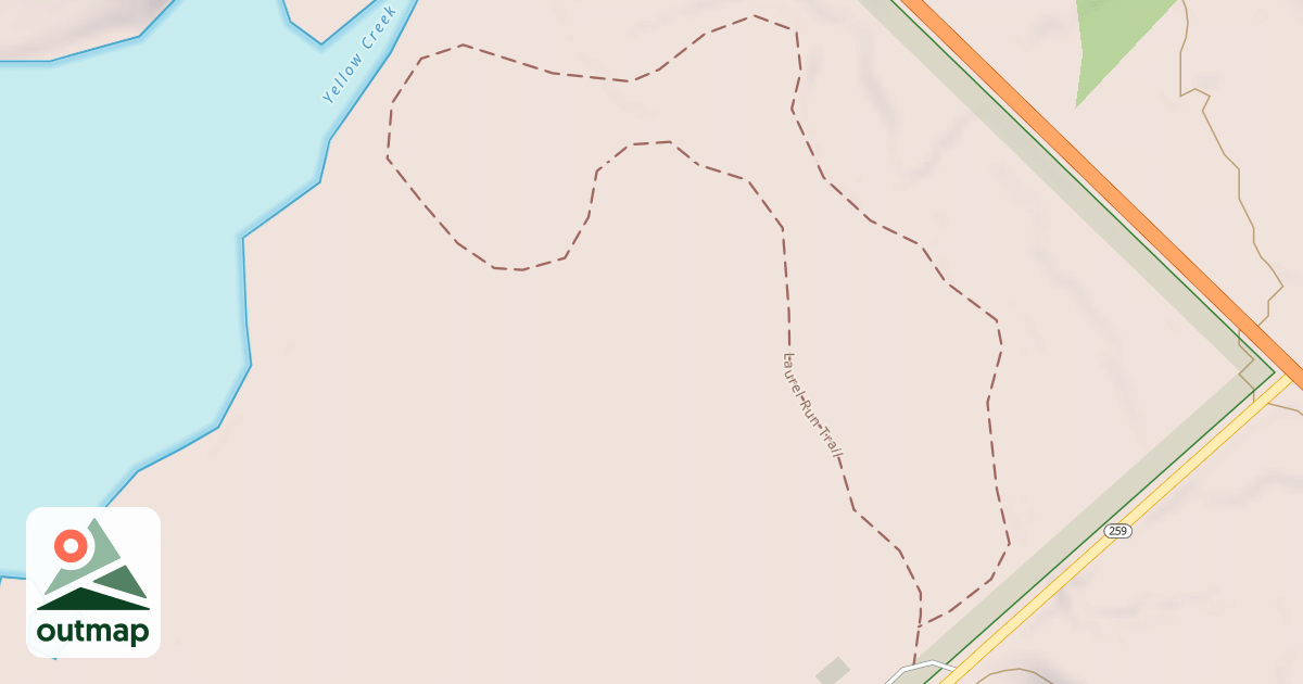 Map of Yellow Creek State Park Trails