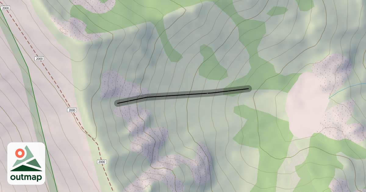 Map of Middle Cirque