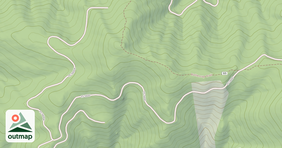 Map of (FDR) UPPER ROGER GULCH