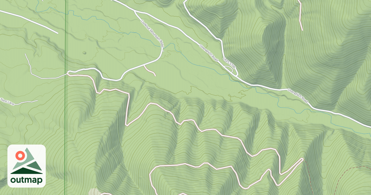 Map of (FDR) LOOKOUT MTN NORTH