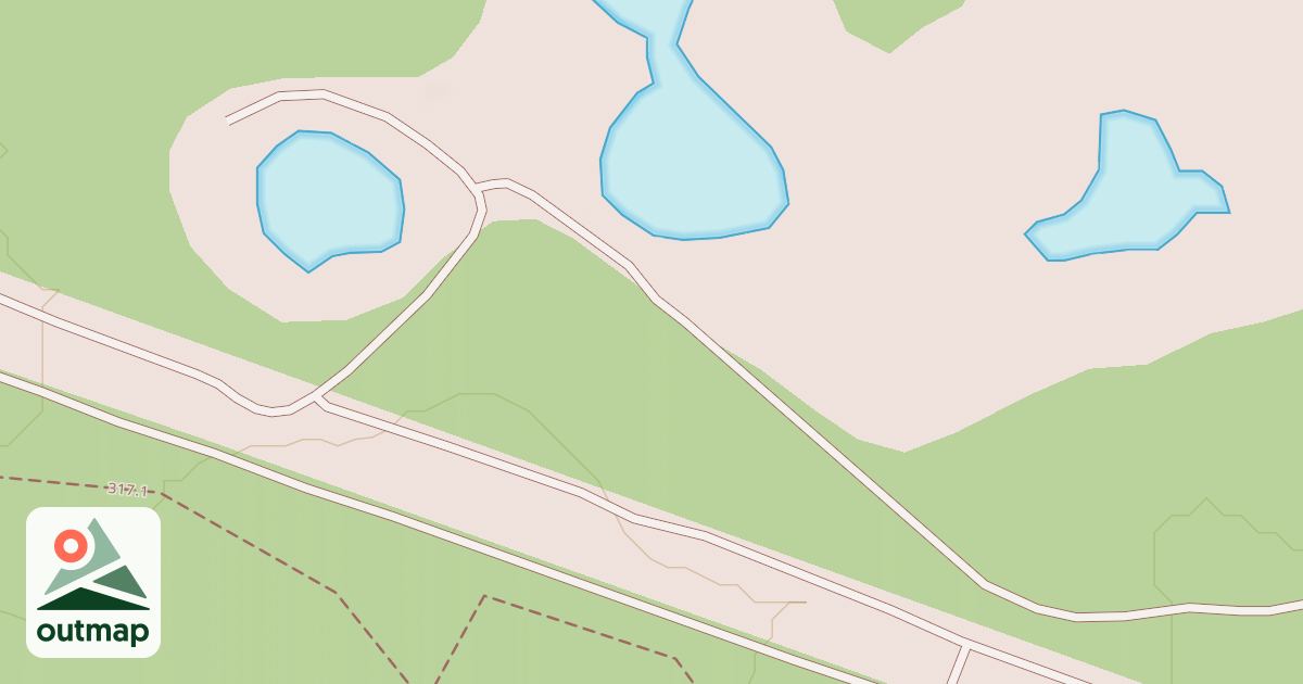 Map of USFS Motor Vehicle Use Map Roads {C000DED7-92F4-4445-A863-F0FF67E036D9}