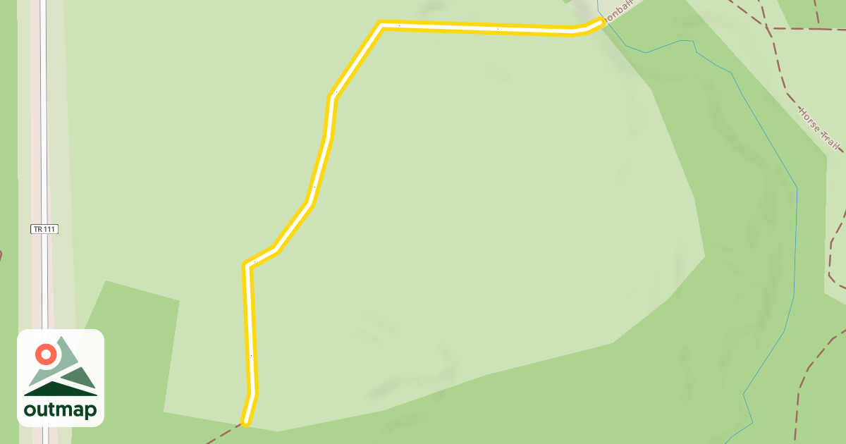 Map of Wabash Cannonball Side Trail
